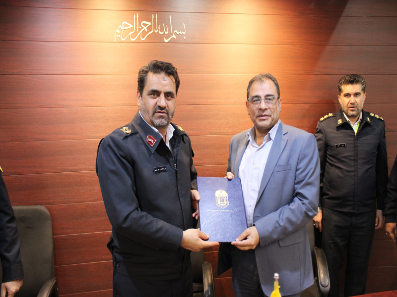 دیدار رئیس پلیس راهور تهران بزرگ با مدیر عامل شرکت متانیر